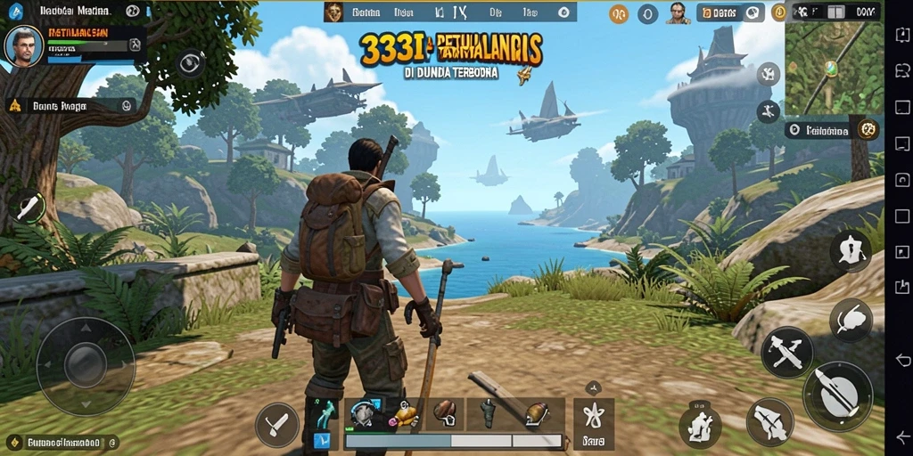 Tampilan gameplay memukau di dunia terbuka <strong>333I</strong>.