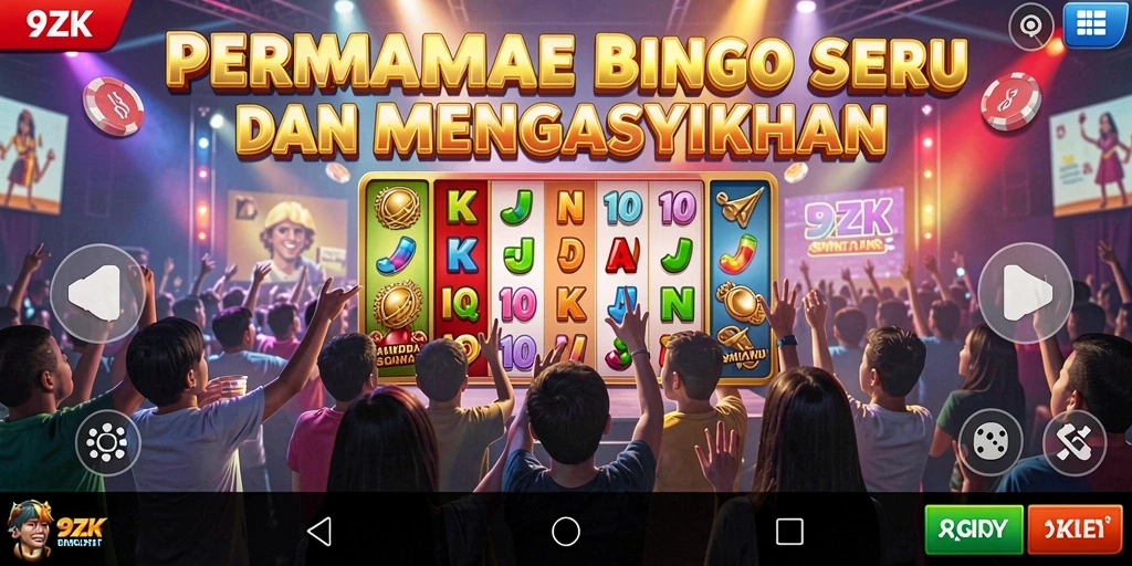 Tampilan gameplay seru di 9ZK dengan banyak pemain aktif.