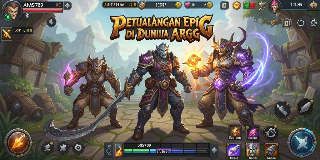Gameplay intens di dunia ARPG yang menantang.