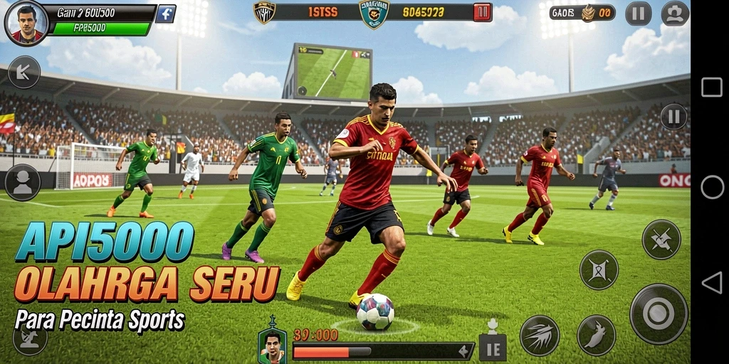 Tampilan gameplay seru dari API5000 yang menarik dan dinamis.