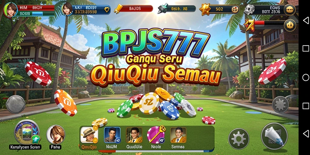 Tampilan gameplay QiuQiu yang menegangkan di BPJS777.