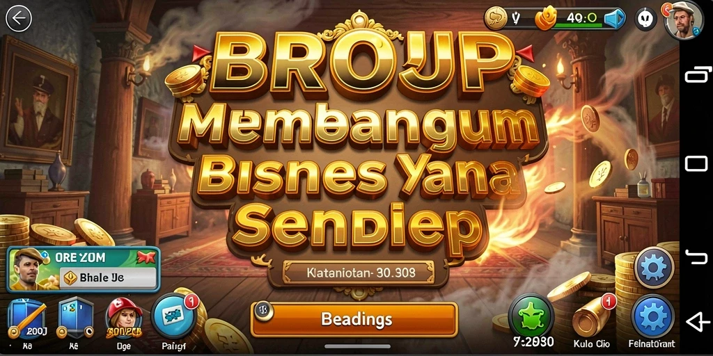 Tampilan gameplay BROJP yang seru dan menantang.