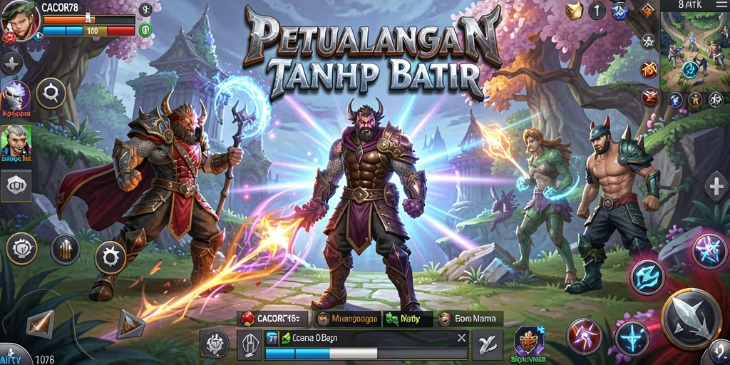 Screenshot gameplay <strong>CACOR78</strong> yang menampilkan aksi seru di dunia MMORPG.