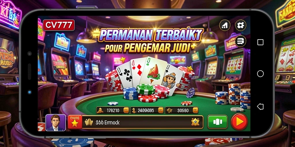 Screenshot gameplay CV777 menampilkan berbagai permainan Kasino yang menarik.