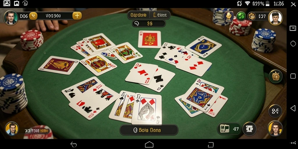Gameplay seru D06 yang mengasyikkan dalam permainan Gaple.