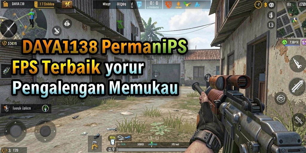 Tampilkan gameplay intens dari DAYA138 saat adu tembak dengan lawan.