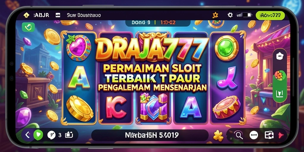 Screenshot gameplay DRAJA777 yang menunjukkan keseruan permainan Slot.