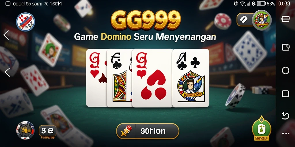 Screenshot gameplay GG999 menampilkan momen seru bermain Domino.