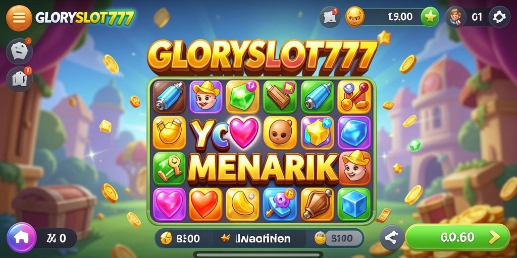 Tampilan gameplay seru GLORYSLOT777 di level yang menantang.