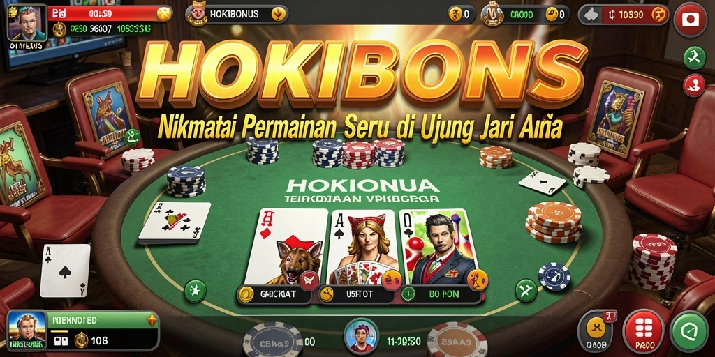 Tampilan gameplay seru dalam HOKIBONUS yang menantang.