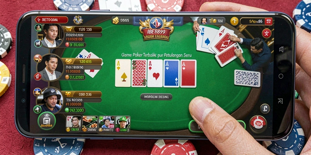Tampilan screenshot permainan Poker yang mendebarkan di IBET899.