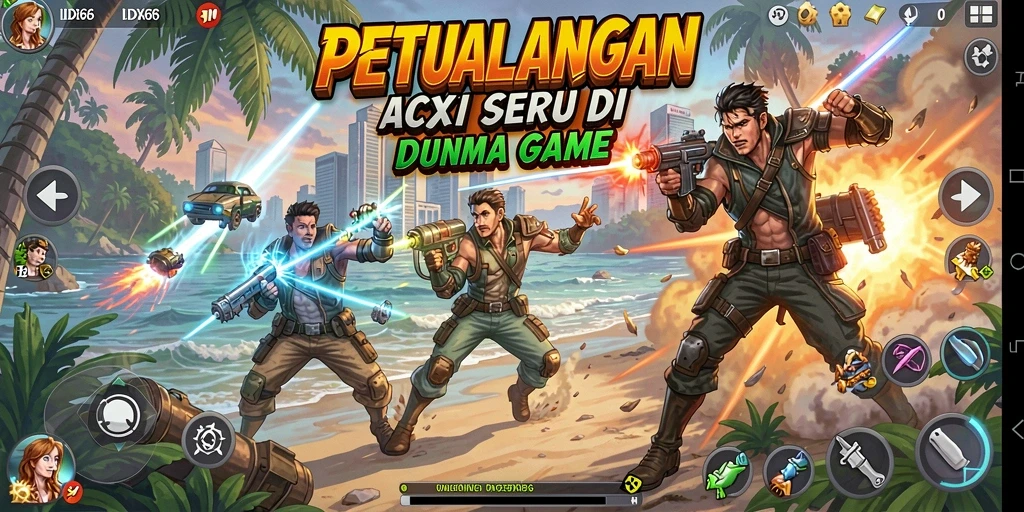 Tampilan gameplay menarik dari IDX66 dengan aksi yang mendebarkan.