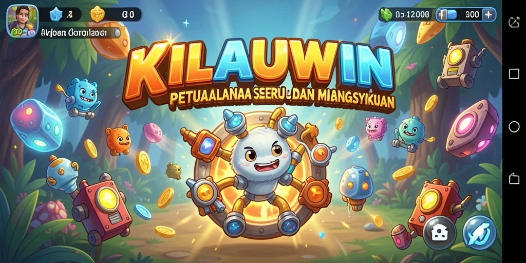 Gameplay menantang dan grafis cerah KILAUWIN.