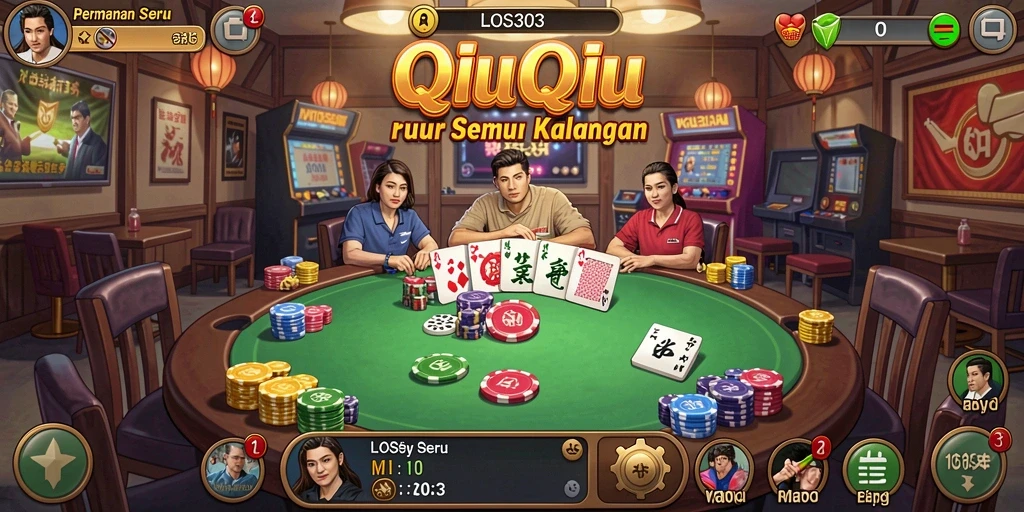 Gameplay seru QiuQiu di LOS303 yang dapat dinikmati oleh semua kalangan.