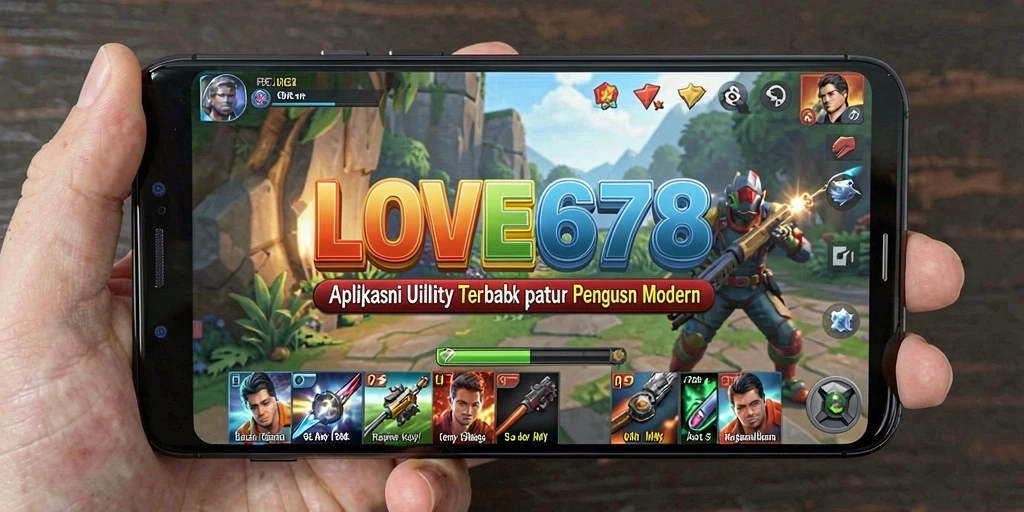 Tampilan antarmuka LOVE678 yang sederhana dan efektif.