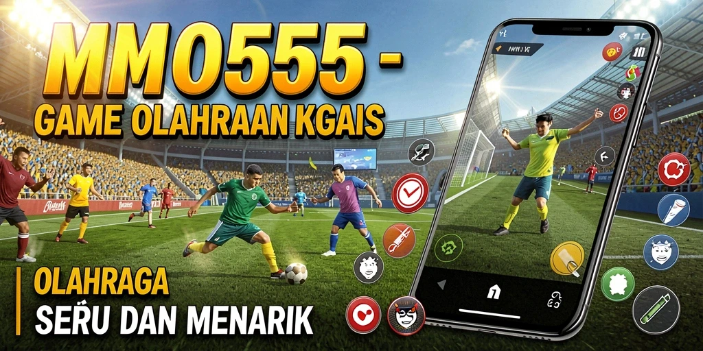 Screenshot gameplay MPO555 menampilkan aksi seru di lapangan olahraga.