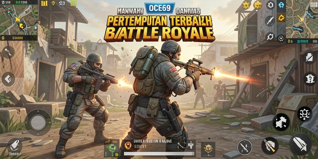 Gameplay Battle Royale mendebarkan dalam OCE69 yang penuh aksi.