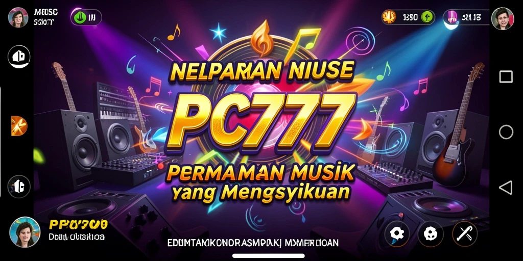 Tampilan screenshot dari gameplay PC777 yang penuh warna dan interaktif.