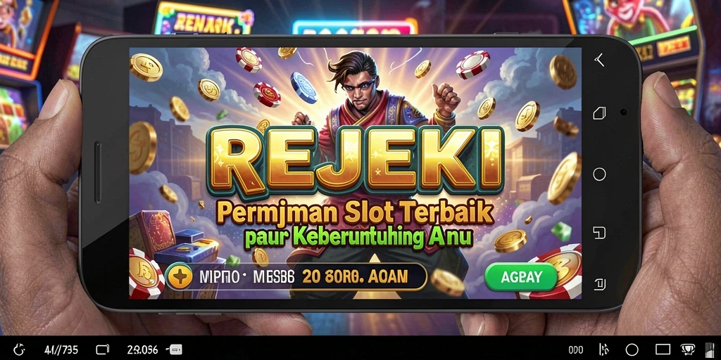Screenshot utama REJEKI menampilkan gameplay Slot yang seru dan interaktif.