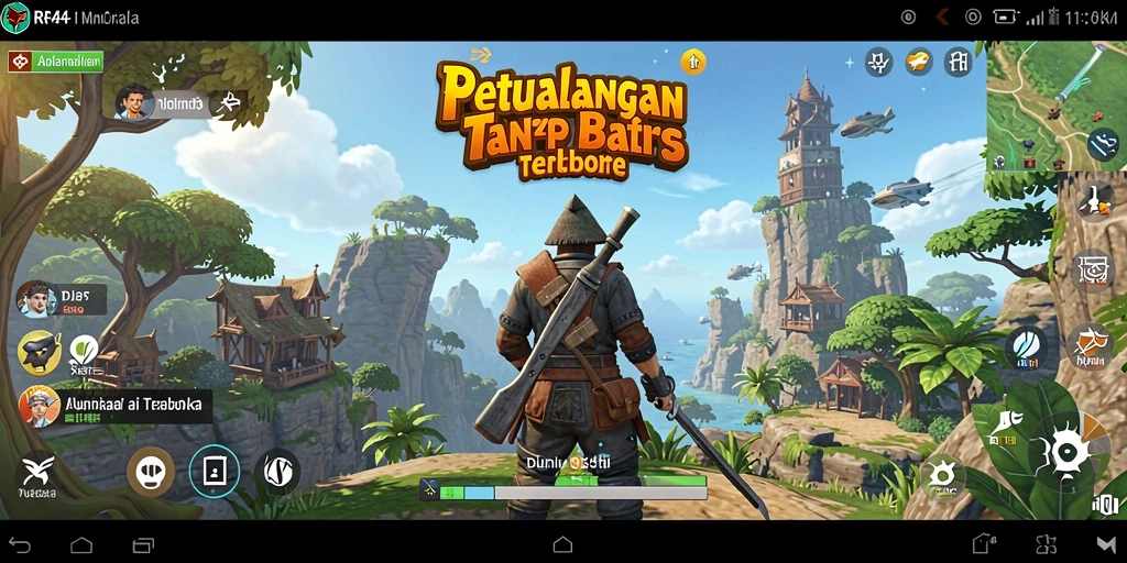 Tampilan gameplay seru di dunia terbuka RR44.