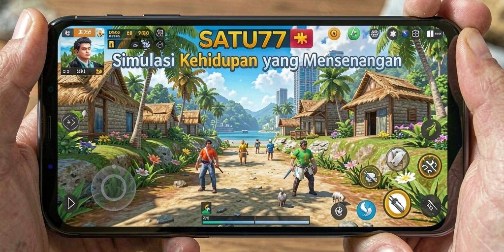 Tampilan gameplay SATU77 yang menarik dan realistis.