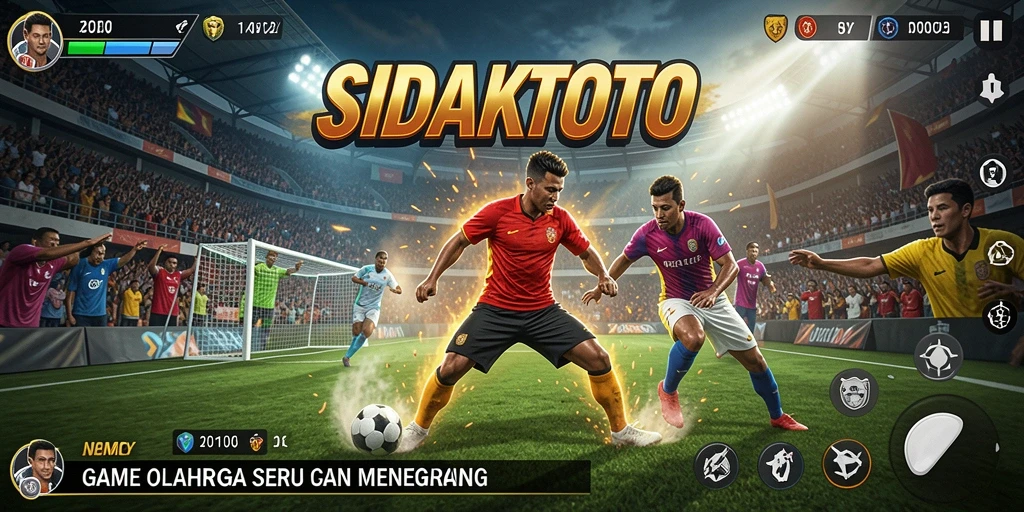 Tampilan gameplay seru di SIDAKTOTO dengan berbagai jenis olahraga.