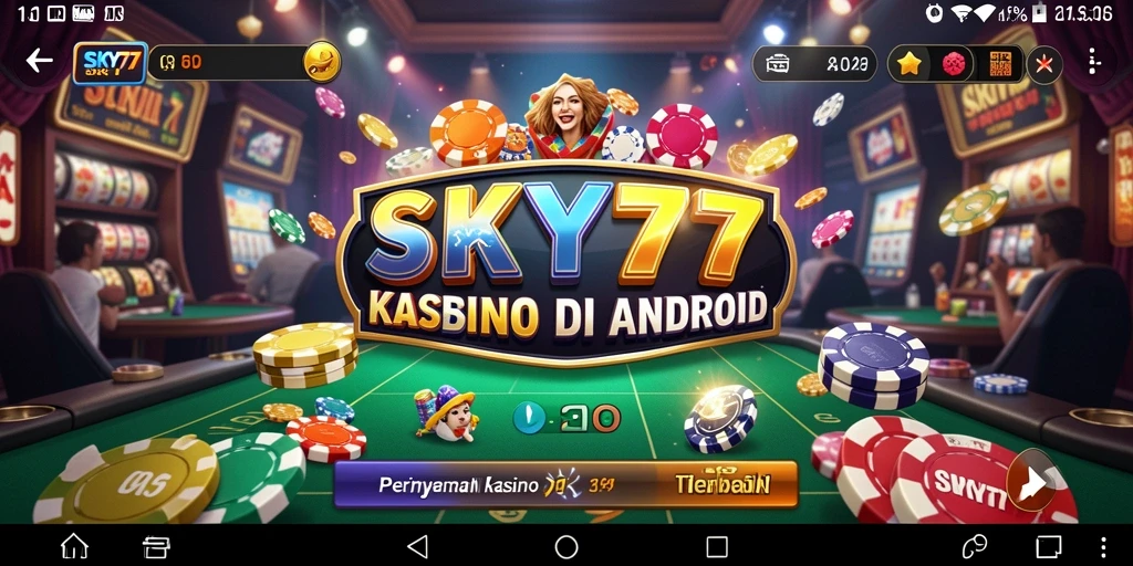 Tampilan gameplay menarik dari SKY77 yang memukau.