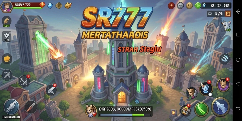 Gameplay SR777 yang menantang dalam Tower Defense.