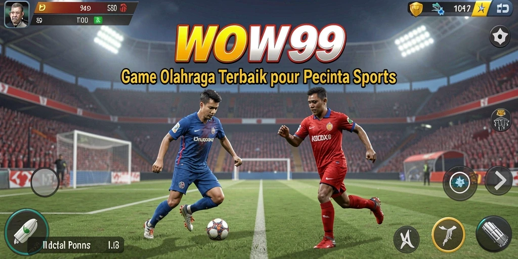 Tampilan gameplay menarik dari game olahraga WOW99.