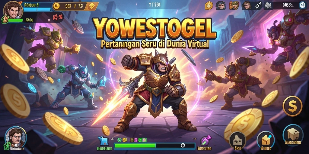 Tampilan gameplay seru dari YOWESTOGEL dengan aksi pertarungan yang intens.